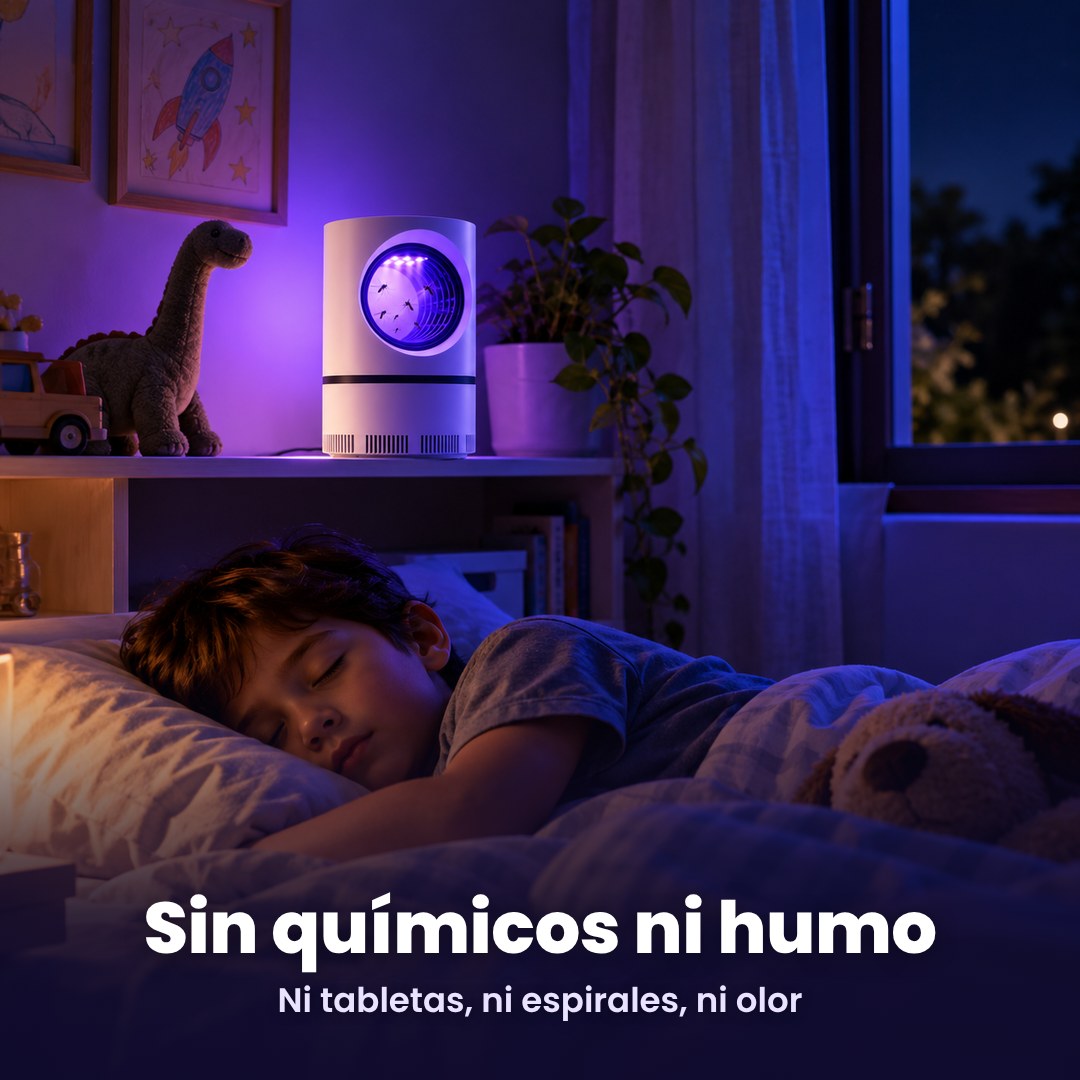 Insectra en la pieza de un niño, sin químicos ni humo